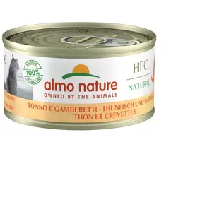 Almo Nature HFC 24x70g - Tonijn en garnalen pas cher