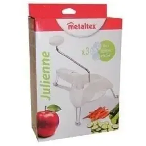 Metaltex - Groentesnijder - 3 Roestvrijstalen Raspen - Handrasp pas cher