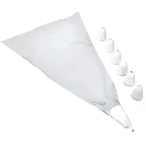METALTEX Lot de 3 poches à décorer jetables avec 7 douilles pas cher