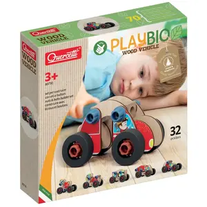Quercetti Véhicule En Bois Playbio 32 Pièces pas cher