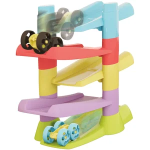 Quercetti racebaan Flip-car Eco speelgoedbaan multicolor 18m+. pas cher