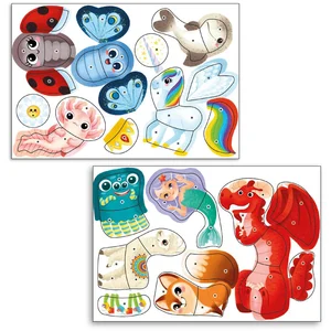 QUERCETTI - Quercetti-2860 Tap Animals, multicolore, 48 pas cher