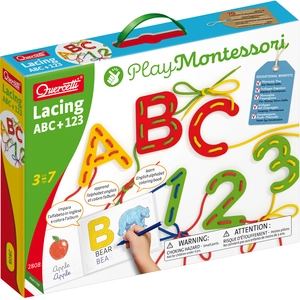 Quercetti Cijfers En Letterlijn Abc+123 Play Montessori pas cher