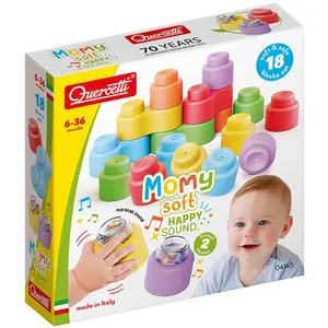 Comparateur de prix : Quercetti Momy Soft Bouwblokken met Geluid, 18dlg.