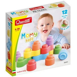 Comparateur de prix : QUERCETTI -Quercetti-4141 MOMY Soft, briques douces pour la petite enfance, 12 pièces, multicolore