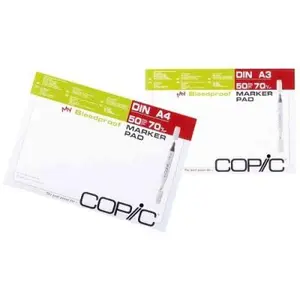 Bloc pour marqueur format a4 70 g 50 feuilles blanc copic alcmrka4 pas cher