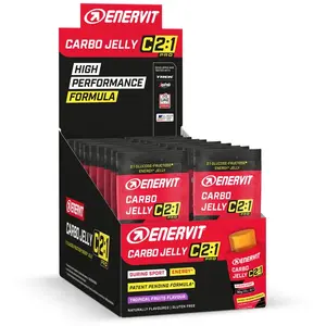 Enervit Boîte De Gommes énergétiques C2:1 Pro Fruit Exotique 50g 20 Unités pas cher