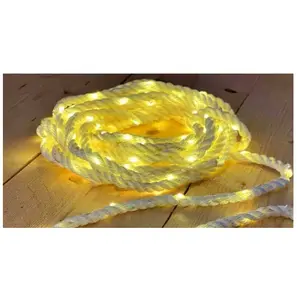 Giocoplast Natale - Corde blanche giocoplast avec maxi gouttes led blanc chaud 5 mètres - 14523332 pas cher