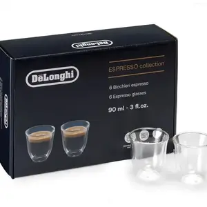 De’Longhi De'Longhi Espressoglaasjes Essential collection Delonghi pas cher