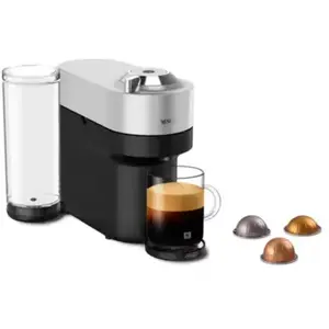 De’Longhi Machine à café à capsules Delonghi Nespresso Vertuo Pop+ ENV95.S Silver pas cher