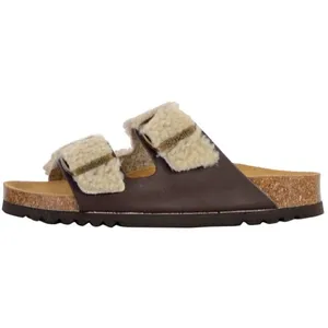 Mules en cuir Scholl Josephine - Femme - Noir - Brides réglables - Confort exceptionnel pas cher
