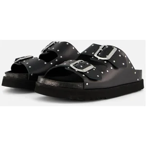 Scholl Beatriz Studs Sandalen Leer Vrouwen - Zwart pas cher