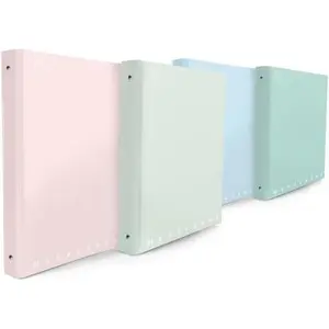 Pigna Monocromo Pastel Lot de 5 classeurs cartonnés A4 27 x 32 cm pas cher