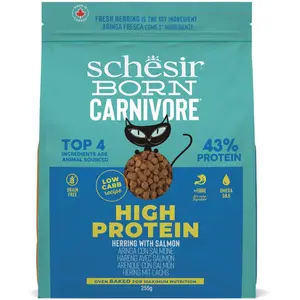 Schesir Croquette Chat Hareng Et Saumon - Schesir Born Carnivore 255 G pas cher