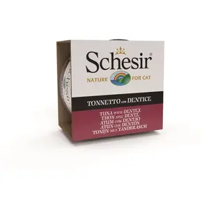 Schesir - Chat en gélatine Adulte 85 gr Ton avec Dentice (8005852172723) pas cher