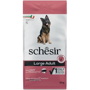12kg Schesir Large Adult jambon pour chien pas cher