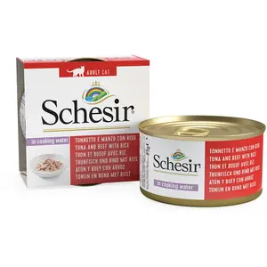 Josera Schesir 1 x 70 g / 75 g / 85 g pour chat - Natural, riz : thon, boeuf, 85 g pas cher