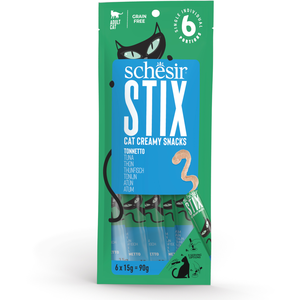 Schesir Stix Creamy Snacks 90 g pour chat - thon pas cher