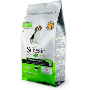 12kg Schesir Medium Adult agneau pour chien pas cher