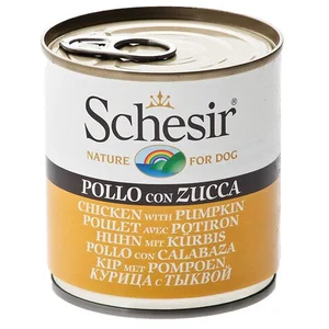 Schesir Pâtée Pour Chien Schesir En Gelée - Boîte 285 G Poulet Avec Potiron