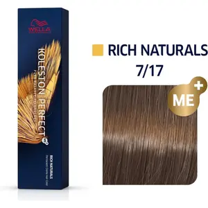 Comparateur de prix : Wella Professionals Koleston Perfect Me+ - Haarverf - 7/17 Rich Naturals - 60ml