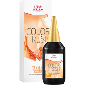 Wella Professionals Color Fresh Coloration 7/47 Medium Blonde Red Brown 75 ml pas cher