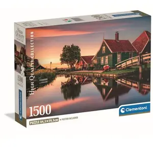 Clementoni Puzzle 1500 Zaanse Schans pas cher