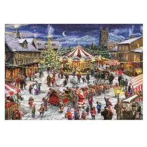 Clementoni Puzzle 1500 Collection compacte de Noël pas cher