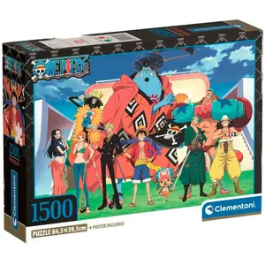 Clementoni Puzzle Compact 1500 pièces : One Piece pas cher