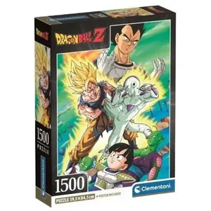 Clementoni Puzzle Compact 1500 pièces Dragon Ball Z pas cher