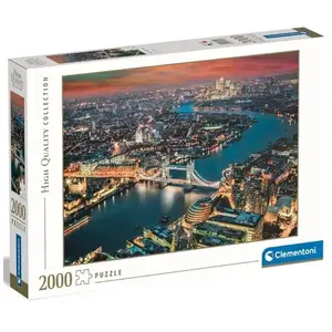 Clementoni Puzzle 2000 pièces : Vue aérienne de Londres pas cher