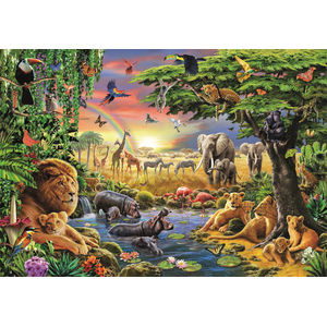 Clementoni Puzzle 2000 pièces : Le Rassemblement Africain pas cher