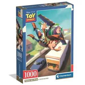 CLEMENTONI - Compact 1000 pièces - Toy Story
