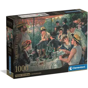 Clementoni Puzzle 1000 Museum Renoir - Lunch Of The Boatin pas cher