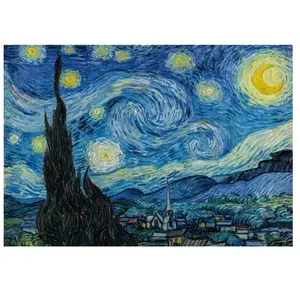 Clementoni Puzzle 1000 Museum Van Gogh, The Starry Night pas cher