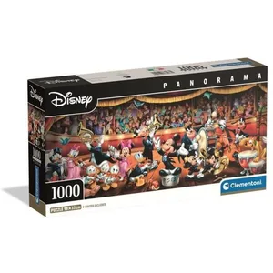 CLEMENTONI - Compact 1000 pièces Panorama - Disney Orchestra pas cher