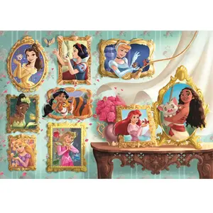 Clementoni Puzzle Compact 1000 pièces : Princesses Disney pas cher