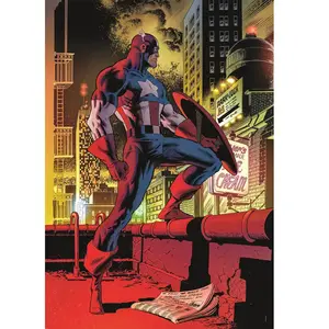 Clementoni Puzzle Compact 1000 pièces : Marvel, Captain America pas cher