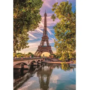 Clementoni Puzzle Compact 500 pièces : Au fil de la Seine