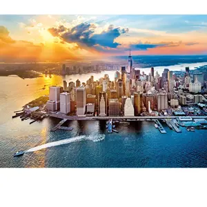 Puzzle New York 500 pièces - Clementoni - Thème Voyage et cartes - A partir de 12 ans pas cher