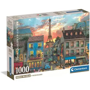 Clementoni Streets Of Paris - 1000 pièces (1000 pièces)