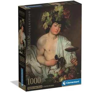 Clementoni Puzzle Compact 1000 pièces : Caravage - Bacchus pas cher