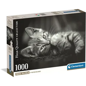 CLEMENTONI - Compact 1000 pièces - Kitty pas cher
