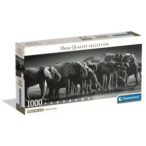 CLEMENTONI - Compact 1000 pièces Panorama - Herd of Giants pas cher