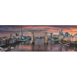 Clementoni Puzzle 1000 Panorama Across The River Thames pas cher