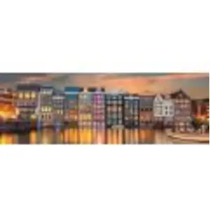 Clementoni Puzzle 1000 Panorama Bright Amsterdam pas cher