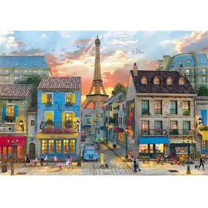 Clementoni - 1000p Rues de Paris - 70 x 50 cm pas cher