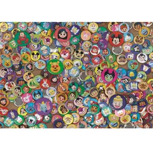 Comparateur de prix : Puzzle 1000 pièces - CLEMENTONI - Impossible Disney Emoji - Dessins animés et BD - Adulte