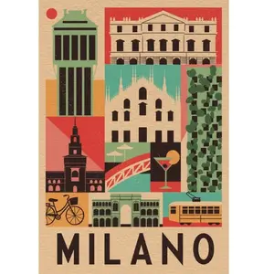Comparateur de prix : Clementoni PZL 1000 STYLE IN THE CITY MILANO COMPACT BOX- =2024=