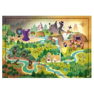Clementoni PZL 1000 DISNEY STORY MAPS valutare IN biancaneve compact pas cher